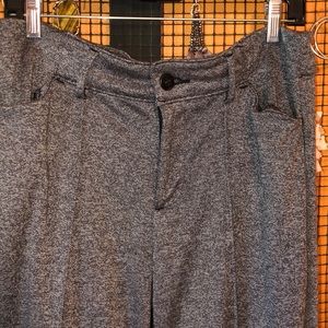 Black and white dress pants